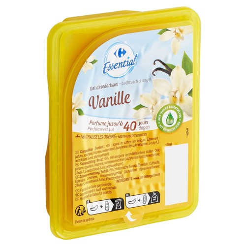 Carrefour Essential Gel Désodorisant Vanille 150 g