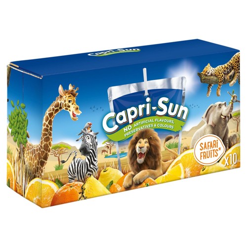 Capri-Sun Safari Fruits Boisson aux Jus de Fruits 10 x 200 ml