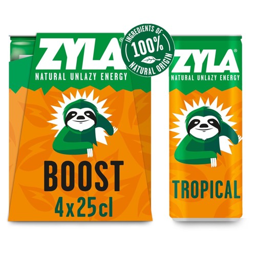 ZYLA BOOST Tropical energy 4 x 25 cl
