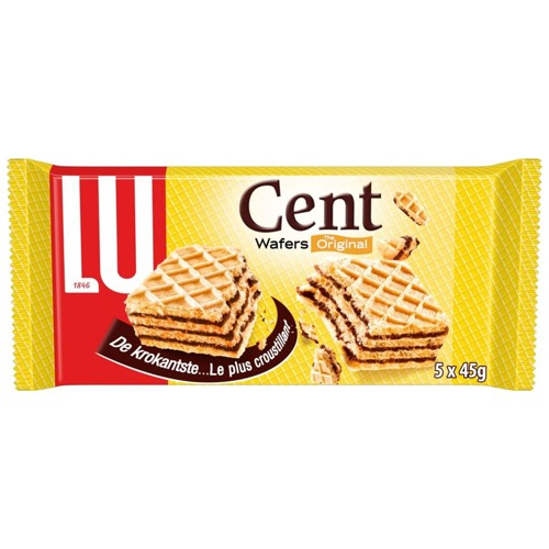 LU Cent Wafers Gaufrettes Chocolat 225g