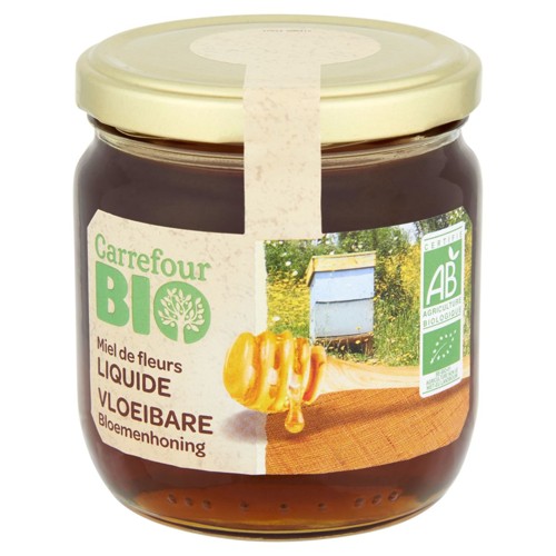 Carrefour Bio Miel de Fleurs Liquide 500 g