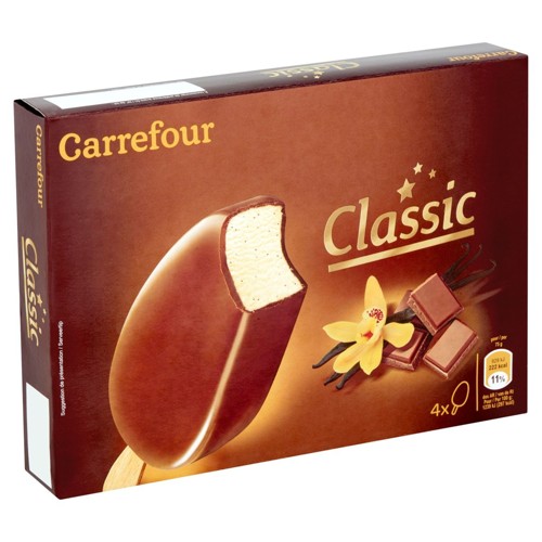 Carrefour Classic Glace 4 x 75 g