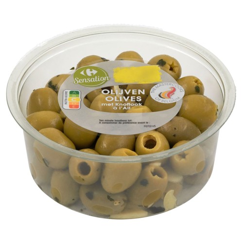 Carrefour Sensation Olives à l''Ail 150 g