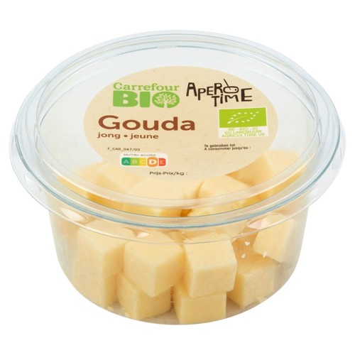 Carrefour Bio Apero Time Gouda Jeune 130 g