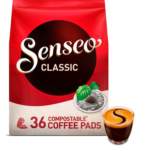 SENSEO Café Pads Compostables** Classic 36 Pièces