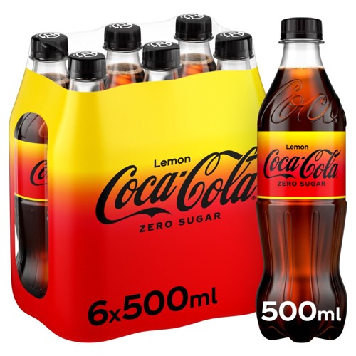 Coca-Cola Zero Lemon Coke Drink 6 x 500 ml