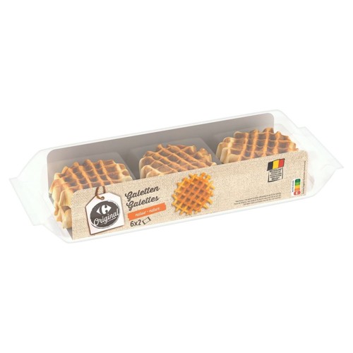 Carrefour Original Galettes Nature 6 x 2 Pièces 330 g