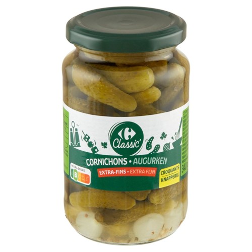 Carrefour Classic'' Cornichons Extra-Fins 340 g