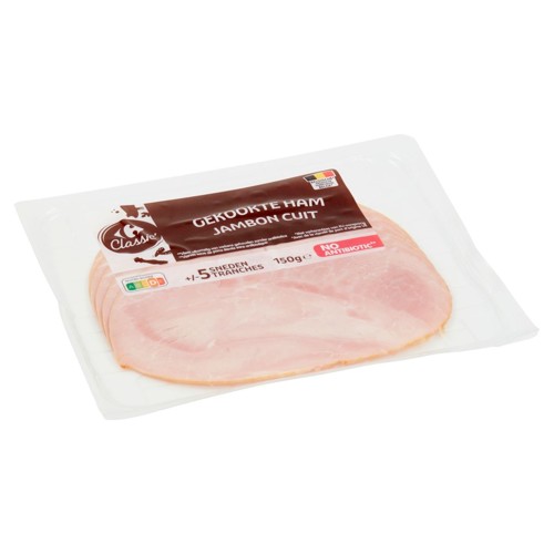 Carrefour Classic'' Jambon Cuit 150 g