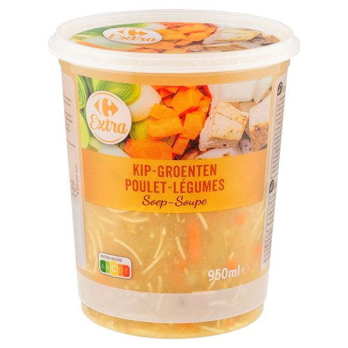 Carrefour Extra Poulet-Légumes Soupe 950 ml
