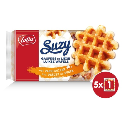 Lotus Suzy Gaufres de Liège 5 x 50 g