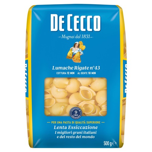 De Cecco Lumache Rigate N°43 500 g