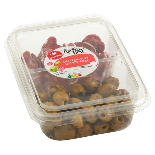 Carrefour Sensation Apero Time Olives-Fuet 240 g