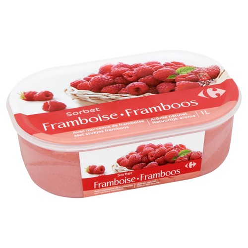 Carrefour Sorbet Framboise 1 L