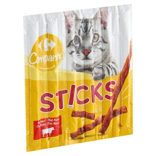Carrefour Companino Sticks au Buf 6 x 5 g