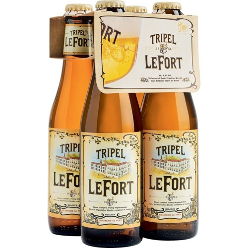 Tripel LeFort bière 4x33cl clip