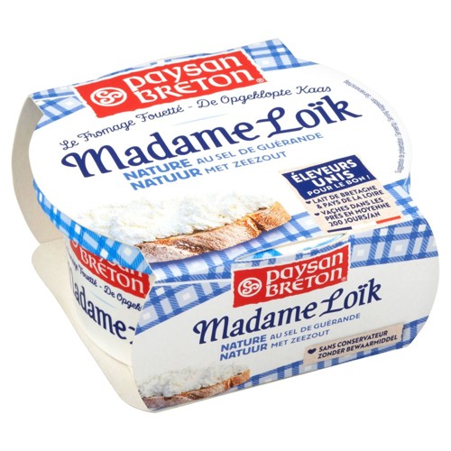 Paysan Breton le Fromage Fouetté Madame Loïk Nature au Sel de Guérande 150 g