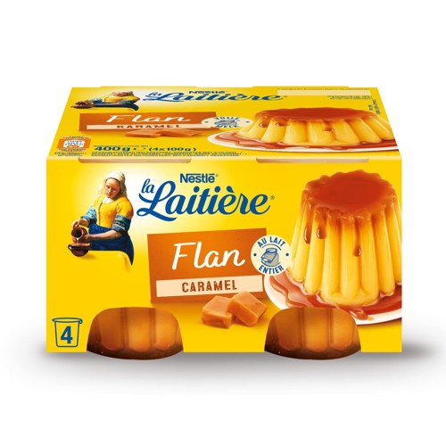 La Laitière Flan Caramel 4 x 100 g