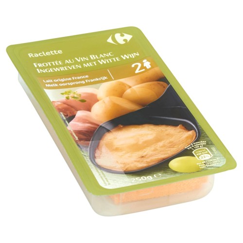 Carrefour Raclette Frottée au Vin Blanc 250 g