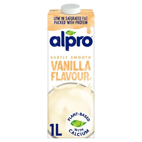Alpro Boisson Végétale à base de Soja Saveur Vanille Sans lactose 1L