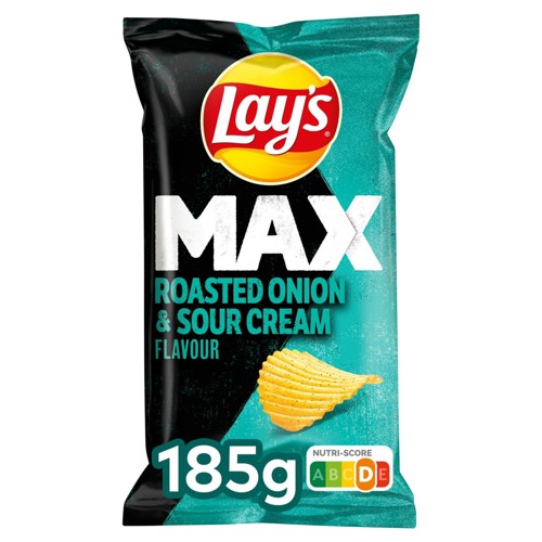 Lay''s Max Chips Roasted Onion & Sour Cream 185 gr