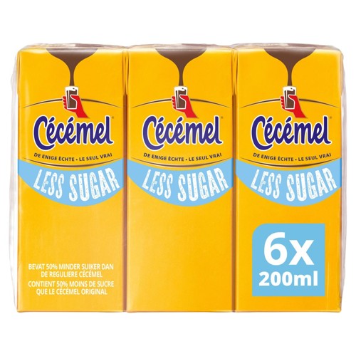 Cécémel Less Sugar 6 x 200 ml