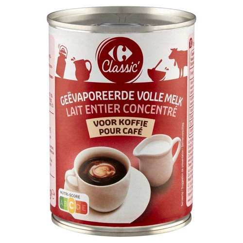 Carrefour Classic'' Lait Entier Concentré pour Café 410 g