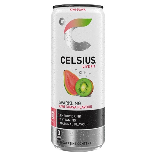 Celsius Live Fit Sparkling Kiwi Guava Flavour 250 ml