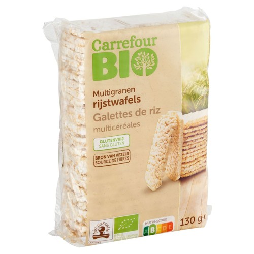 Carrefour Bio Galettes de Riz Multicéréales 130 g