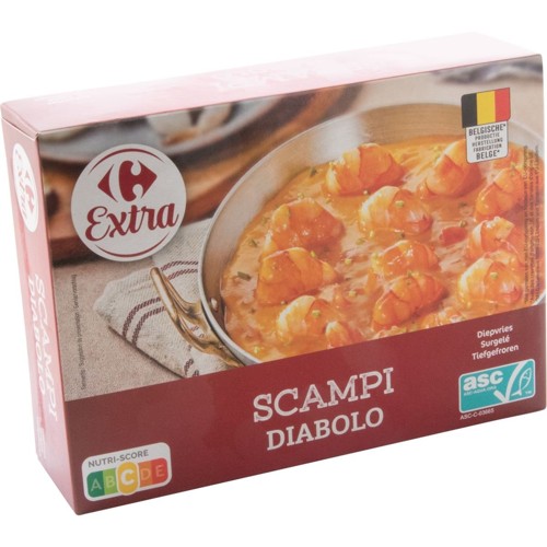 Carrefour Extra Scampi Diabolo 250 g
