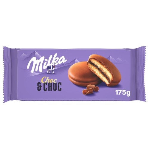 Milka Cake & Choc Gâteaux Chocolat 175g