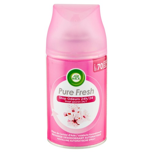 Air Wick Pure Fresh Fleurs Cerisier Asie Recharge Désodorisant 250 ml