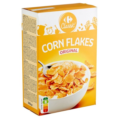 Carrefour Classic'' Corn Flakes Original 500 g