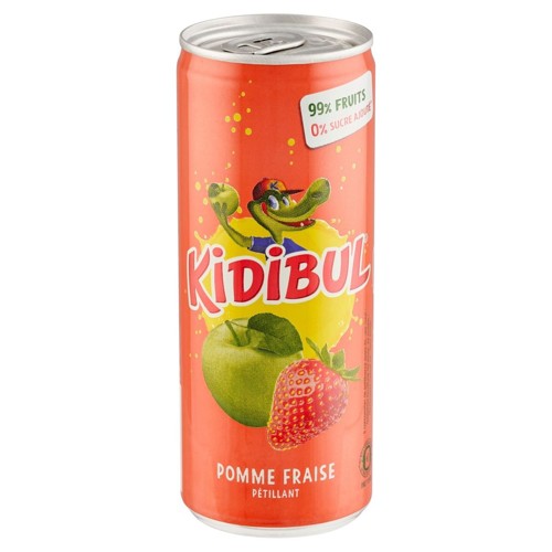Kidibul Pomme-Fraise Boisson Pétillante 25 cl