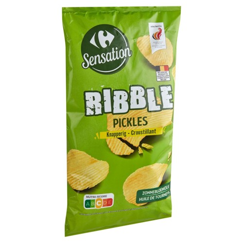 Carrefour Sensation Ribble Pickles Croustillant 250 g