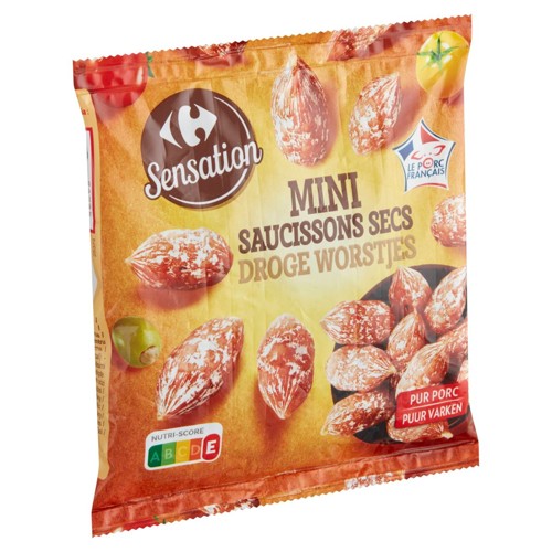 Carrefour Sensation Mini Saucissons Secs Pur Porc 75 g