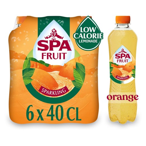 SPA Fruit Limonade pétillante au fruit Orange 6 x 40 cl