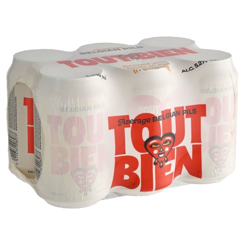 Tout Bien Pils Bière Canettes 6 x 330 ml