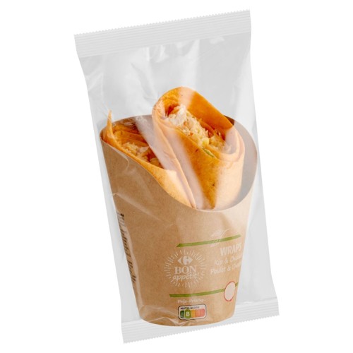 Carrefour Bon Appétit! Wraps Poulet & Cheddar 210 g