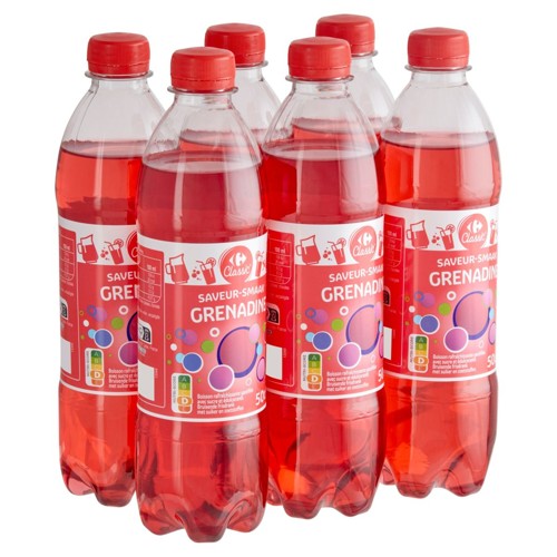 Carrefour Classic'' Saveur Grenadine 6 x 50 cl