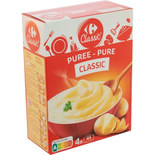 Carrefour Mange Ta Purée ! Nature 4 x 125 g