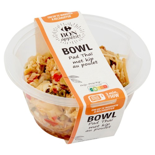 Carrefour Bon Appétit! Bowl Pad Thaï au Poulet 350 g