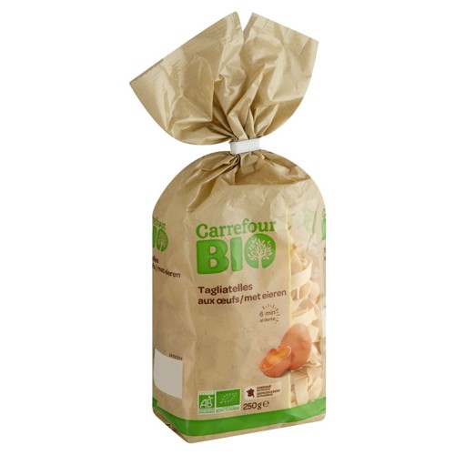 Carrefour Bio Tagliatelles aux ufs 250 g