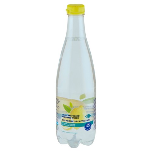 Carrefour Eau Aromatisée Pétillante Citron & Verveine 50 cl