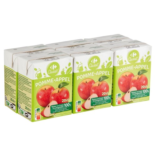 Carrefour Classic'' Pomme 6 x 20 cl
