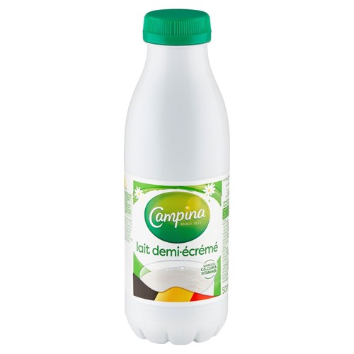 Campina Lait Demi-Écrémé 500 ml