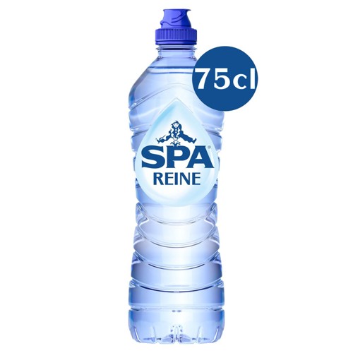 SPA REINE Eau Minérale Naturelle Non Pétillante Bouchon Sport 75cl