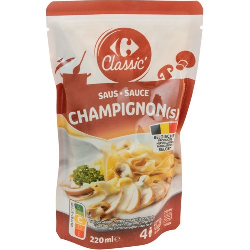 Carrefour Classic'' Sauce Champignons 220 ml