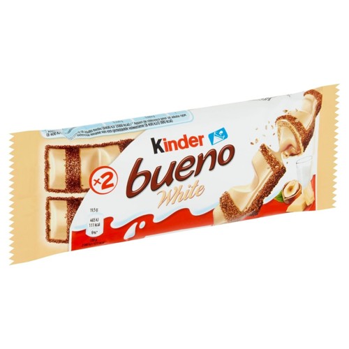 Kinder Bueno White Lait et Noisettes 2 Pièces 39 g