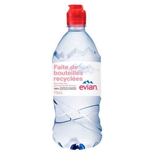 Evian Eau minérale Plate Naturelle non pétillante 75cl